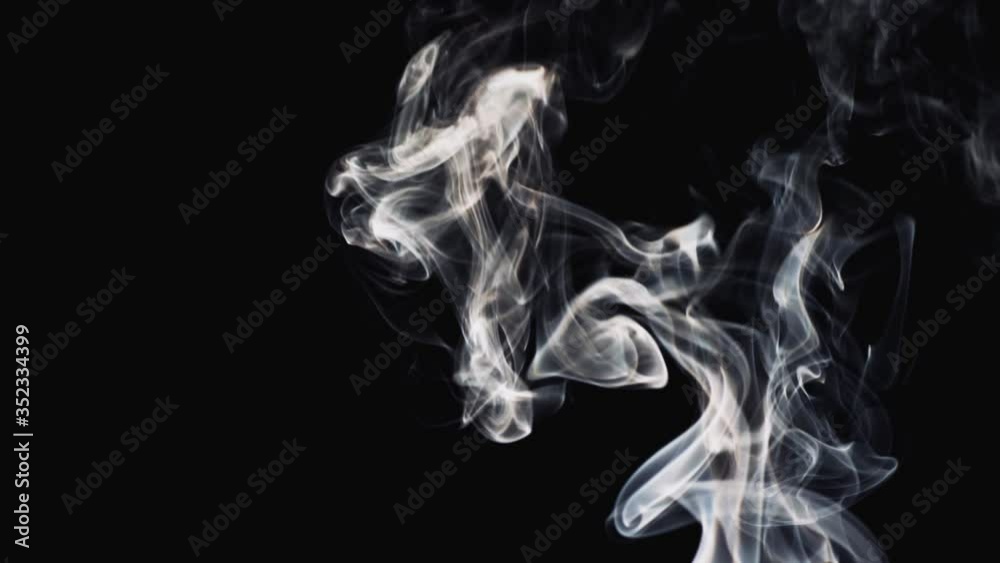 Abstract backdrop with stains of white incense smoke Abstract backdrop with stains of white incense smoke