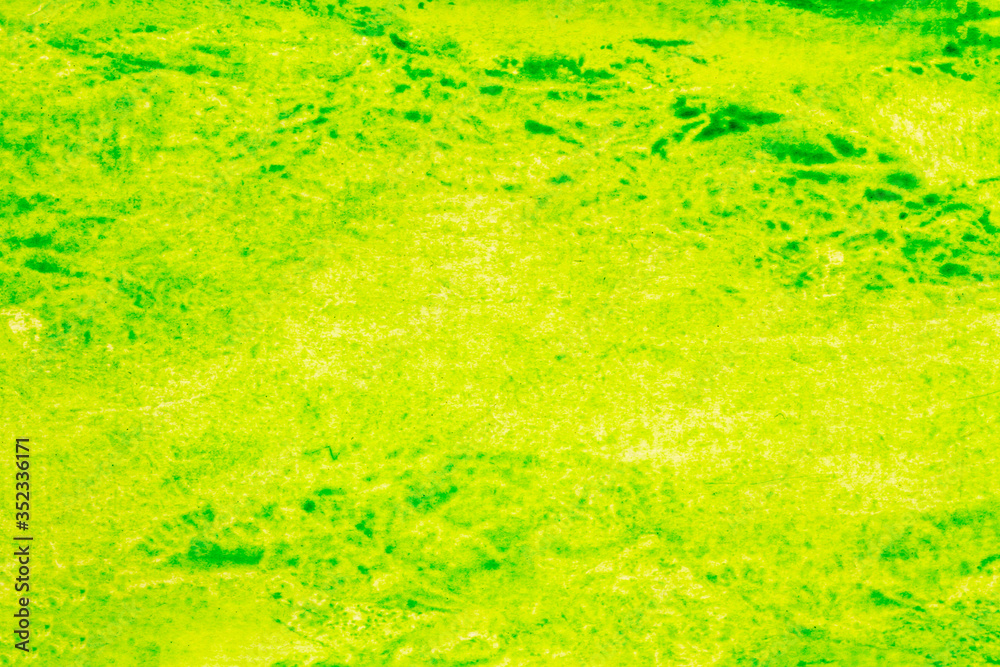 green stroke of the paint brush on white paper green stroke of the paint brush on white paper