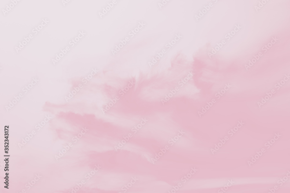 Pastel delicate pale pink blurred background, gentle soft sky