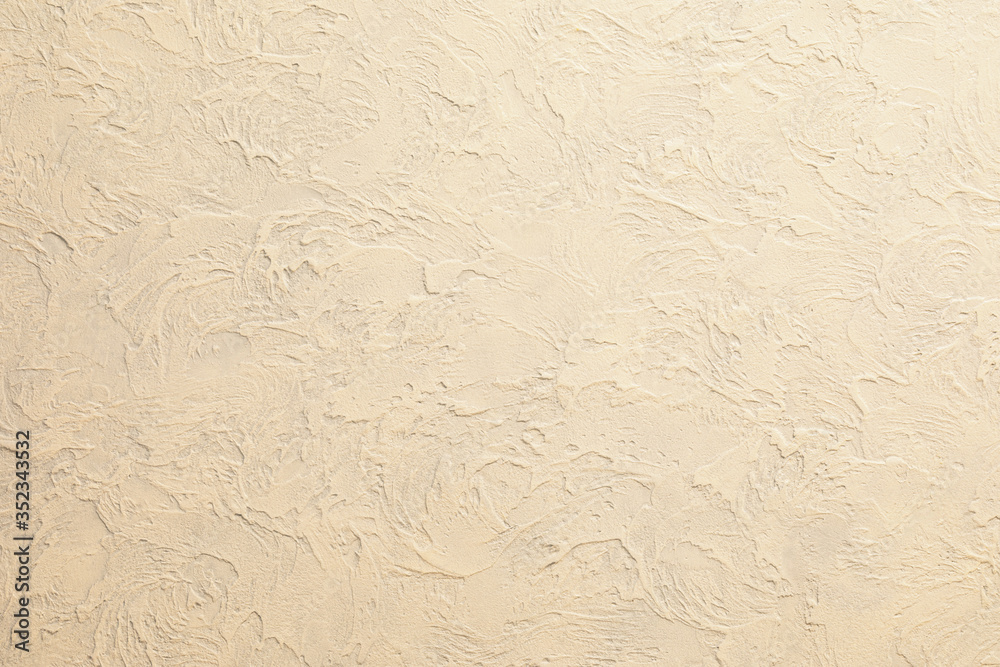 Decorative Venetian plaster beige pattern. Texturized putty. Decorative Venetian plaster beige pattern. Texturized putty.