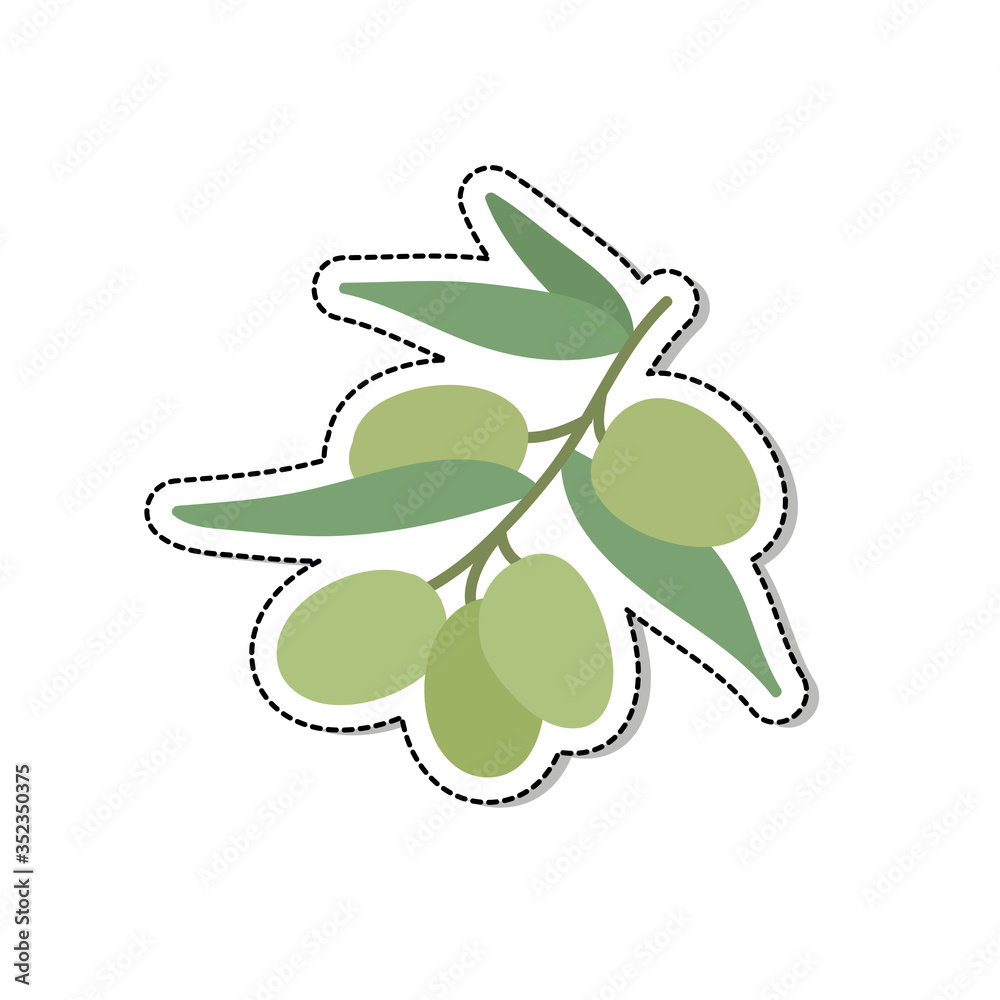 olive tree doodle icon, vector illustration olive tree doodle icon, vector illustration