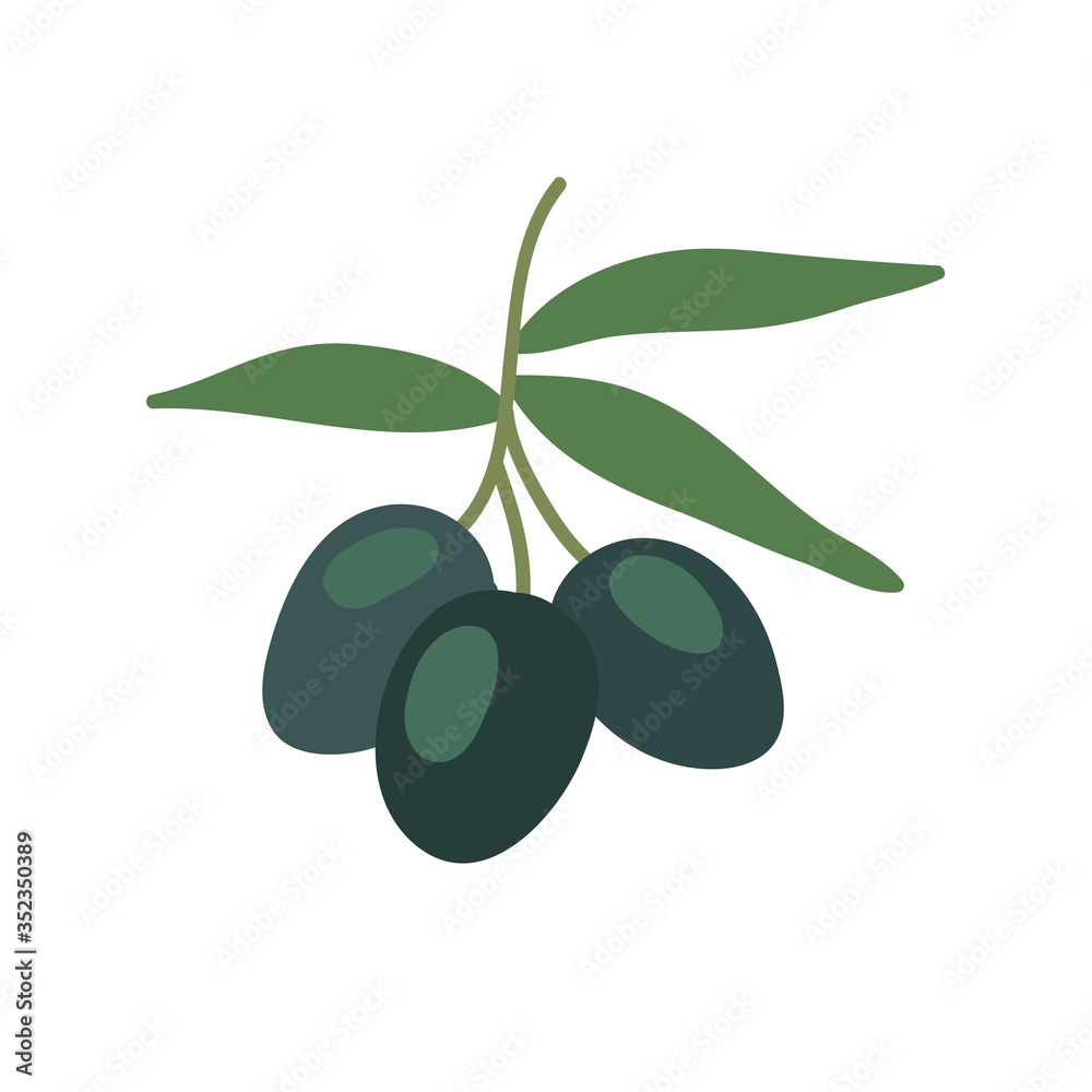 olive tree doodle icon, vector illustration olive tree doodle icon, vector illustration