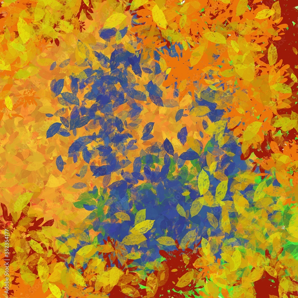 multocolored autumn fallen leaves background multocolored autumn fallen leaves background