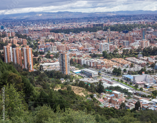 aerial view of the city