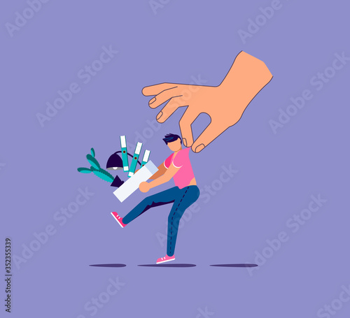 Dismissal employees metaphor