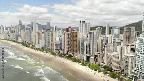 view of the sea brazil camboriu aerial