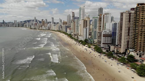 view of the sea brazil camboriu aerial
