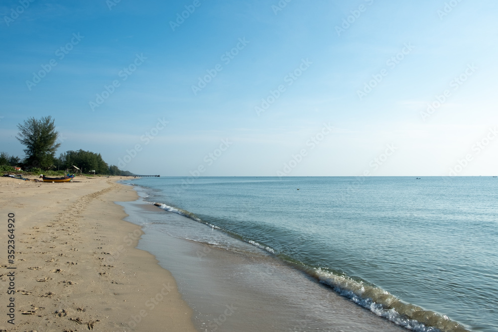 Maharaja beach In Sathing Phra, Thailand Maharaja beach In Sathing Phra, Thailand