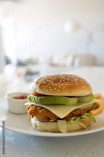 Crispy Chicken Avocado Sand...