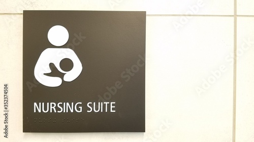 Signage for Nursing room in public area
