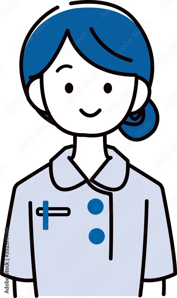 医療　女性　上半身