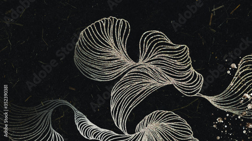 Shiny swirly abstract art wallpaper vector