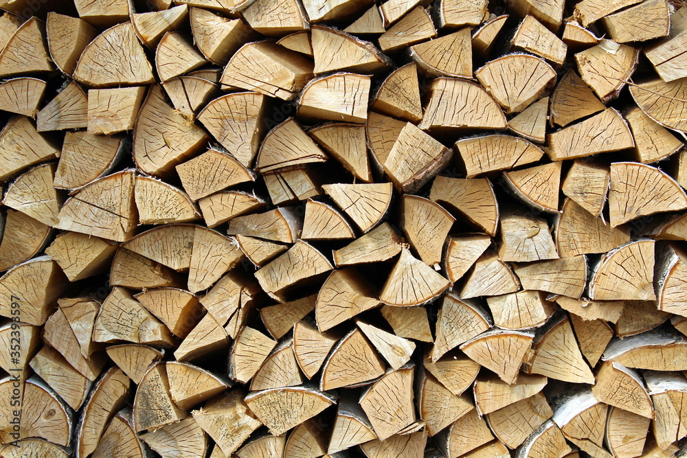 Firewood texture stacked on top of each other Firewood texture stacked on top of each other