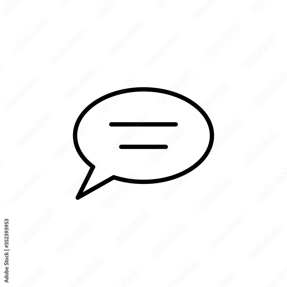 Chat icon design vector illustration Chat icon design vector illustration