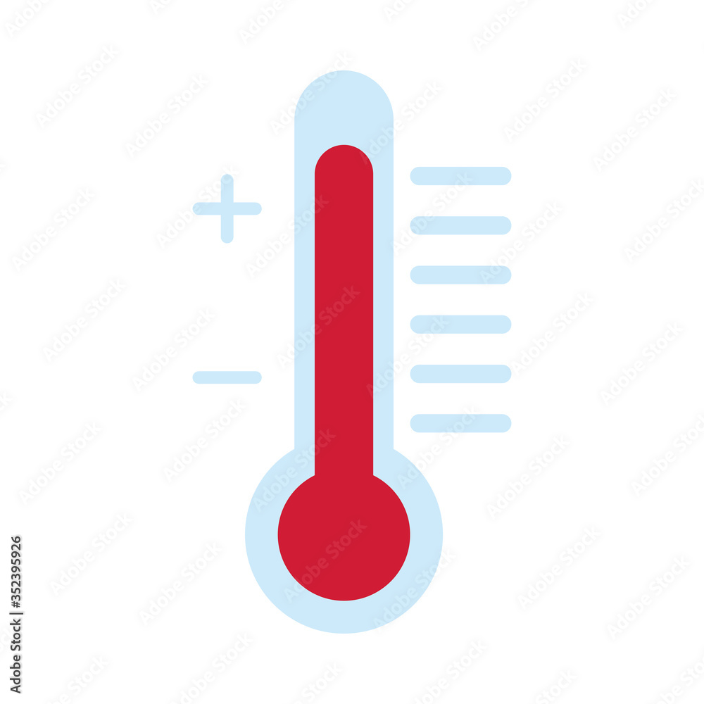 Isolated thermometer instrument vector design Isolated thermometer instrument vector design