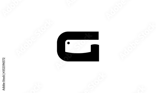 Free Download initial G with knife logo design concept - GFXLoad