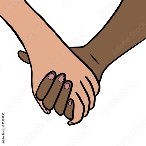 Holding Hands - Celebrating Diversity