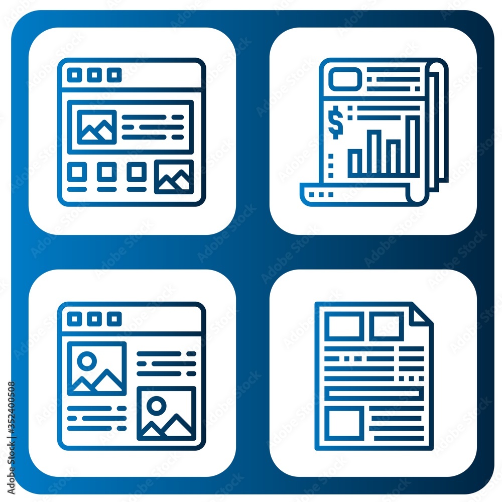 folded icon set folded icon set