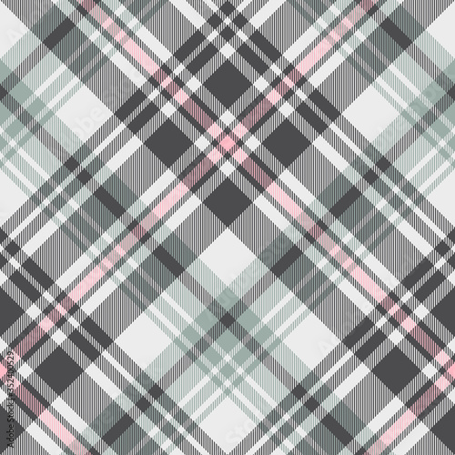 Plaid pattern vector graphic. Tartan diagonal check plaid for flannel shirt, blanket, scarf, throw, duvet cover, or other modern autumn, winter, and summer fabric design.