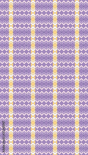 Geometric seamless pattern of rhombuses and arrows. Stock illustration for print and print, textile, wallpaper, scrapbooking, wrapping paper, background.