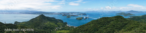 Bridge in Japan. Shimanami Sea Route © m________k____