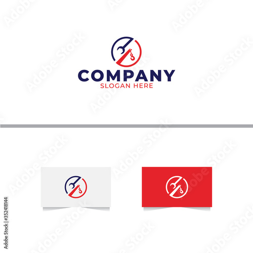 Towing Set Logo Design Vector Template