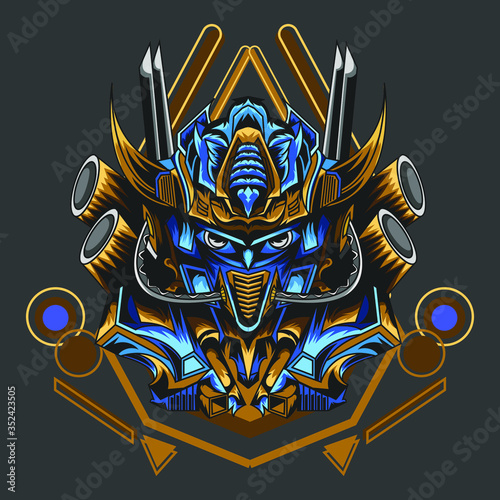 Obraz na plátne logo Optimus prime apparel icon, a personal logo, esport logo, and others