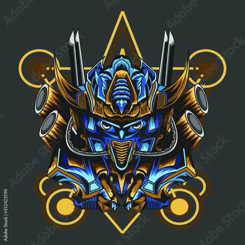 Obraz na plátne logo Optimus prime apparel icon, a personal logo, esport logo, and others