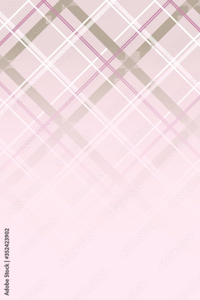 Pink tartan seamless pattern background vector template Pink tartan seamless pattern background vector template
