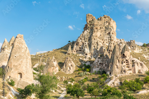 Volcanic Formations Uchisar, Cappadocia, Nevsehir, Turkey.