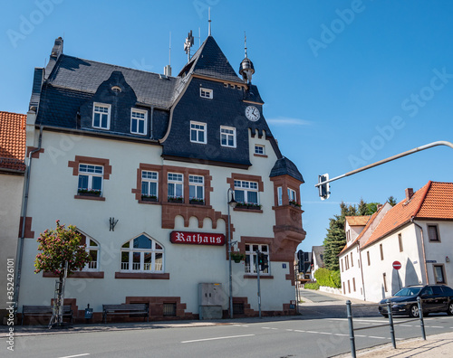 Rathaus von Bad Klosterlausnitz in Thüringen photo