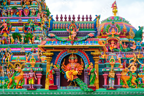 Photos Close view of religious figures of famous Arulmigu Kapaleeswarar Temple in Chenn