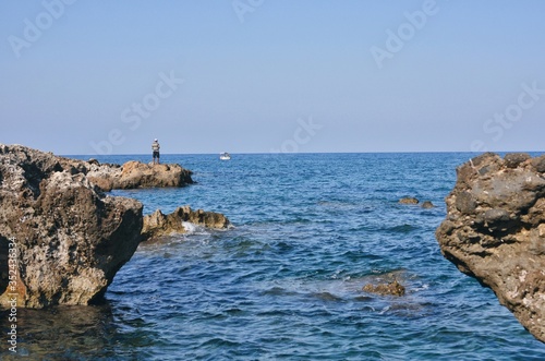 Seacoast in Greek island Crete