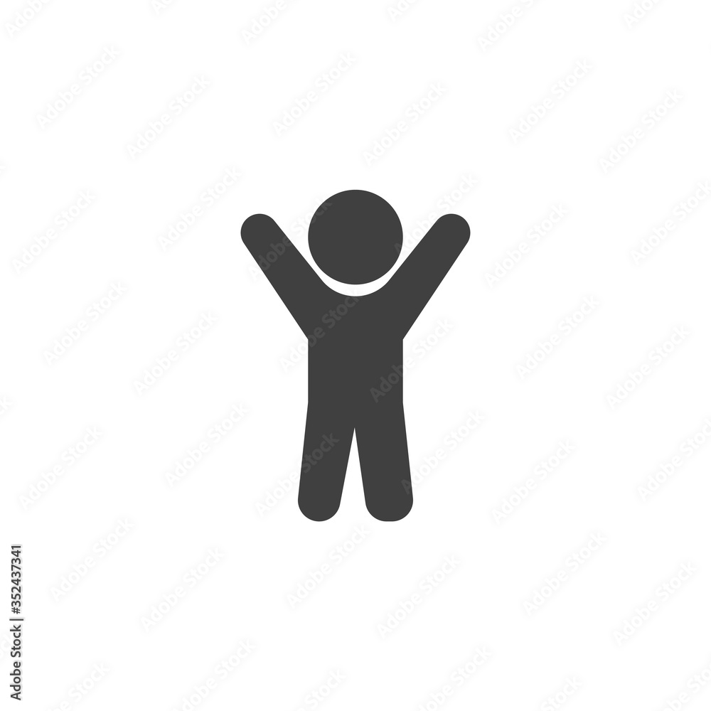 Jumping jack exercise vector icon. filled flat sign for mobile concept and web design. Morning exercise glyph icon. Symbol, logo illustration. Vector graphics Jumping jack exercise vector icon. filled flat sign for mobile concept and web design. Morning exercise glyph icon. Symbol, logo illustration. Vector graphics