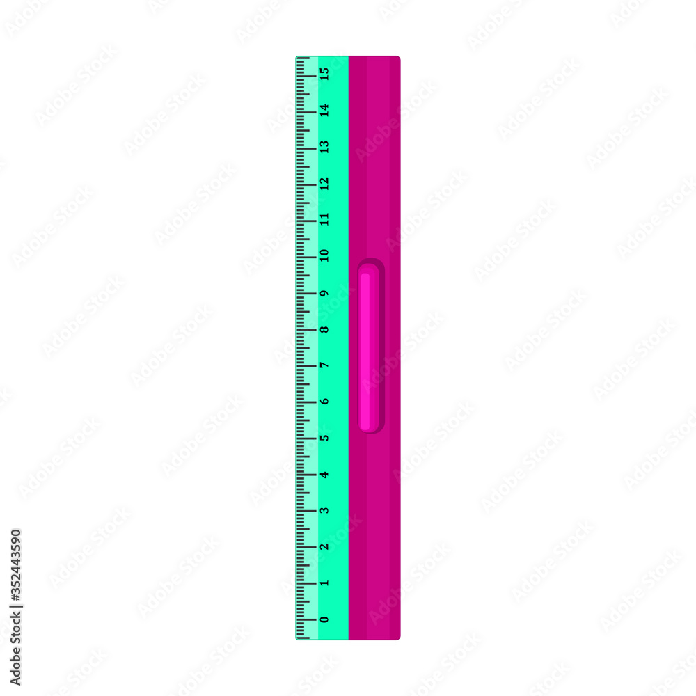 Ruler vector icon.Cartoon vector icon isolated on white background ruler. Ruler vector icon.Cartoon vector icon isolated on white background ruler.