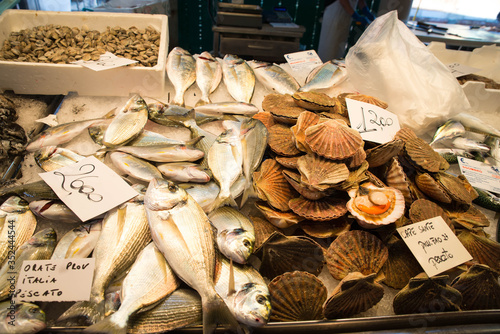 Fish market in Venice, Italy