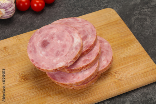 Natural ham made from pork
