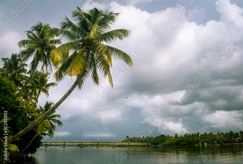 Monsoon clouds in Kerala