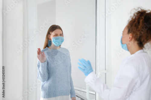 Female doctor and patient i...