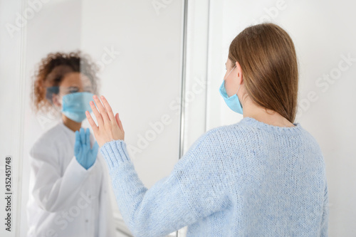 Female doctor and patient i...