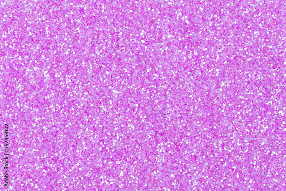 Holographic glitter background in adorable light lilac tone, texture for Christmas design.