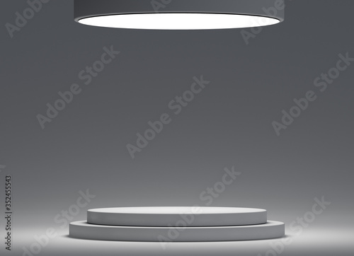 Pedestal geometric or cylin...