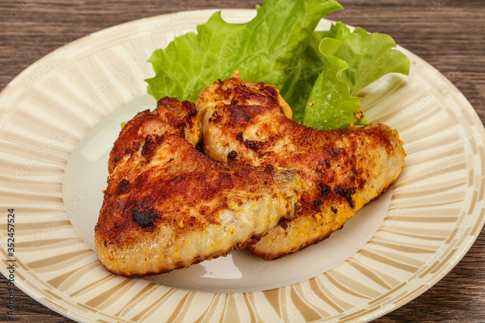 Roasted chicken wings with spices Roasted chicken wings with spices