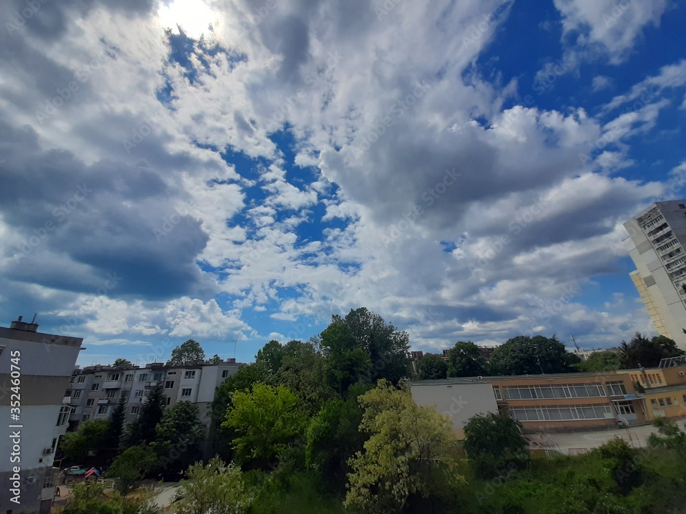 Beautiful sky view in Varna,
The Sun and clouds have positive impact of mindset,
Relaxing and enjoying life