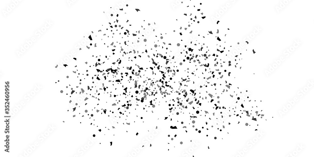 Silver confetti. Silver confetti.