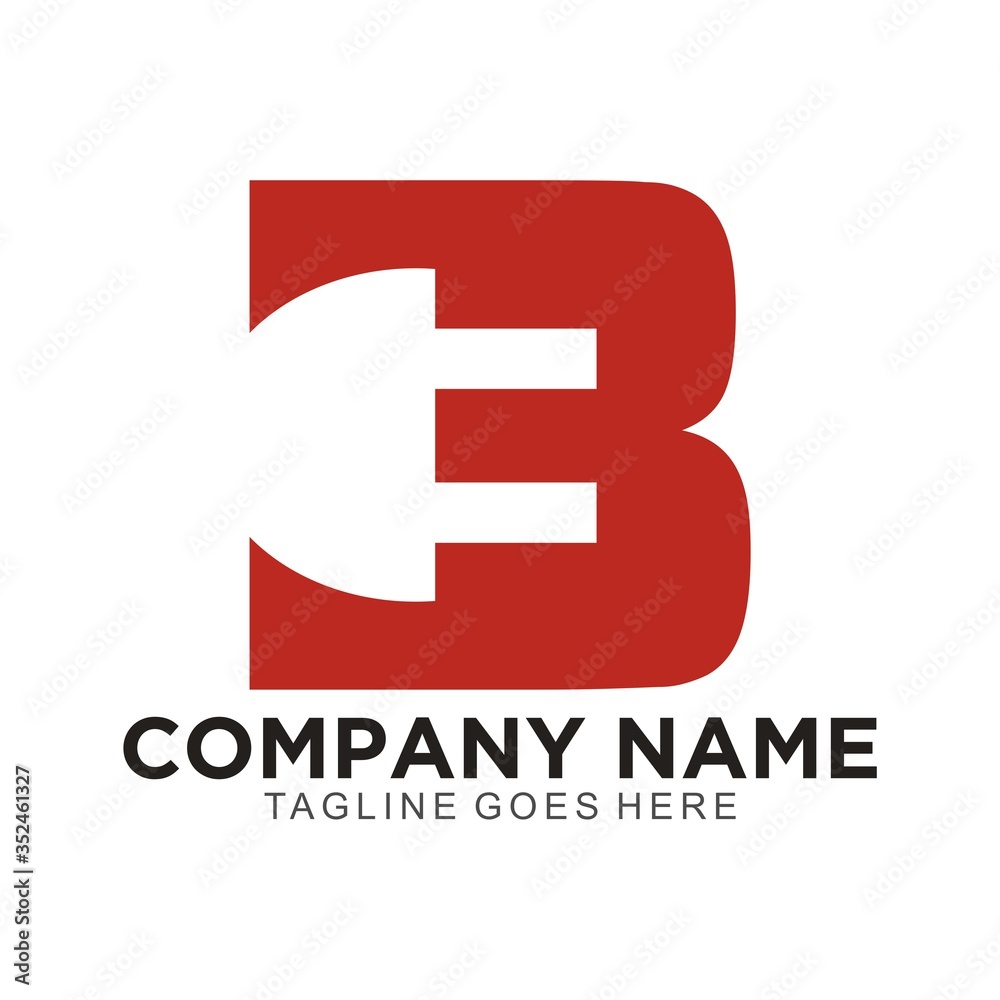 Obraz premium Electro simple logo templates