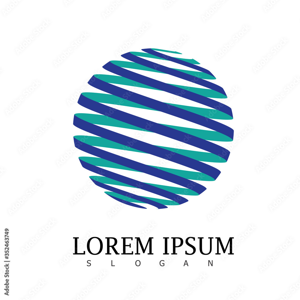 Globe Logo Vector Icon Abstract Globe Logo Vector Icon Abstract