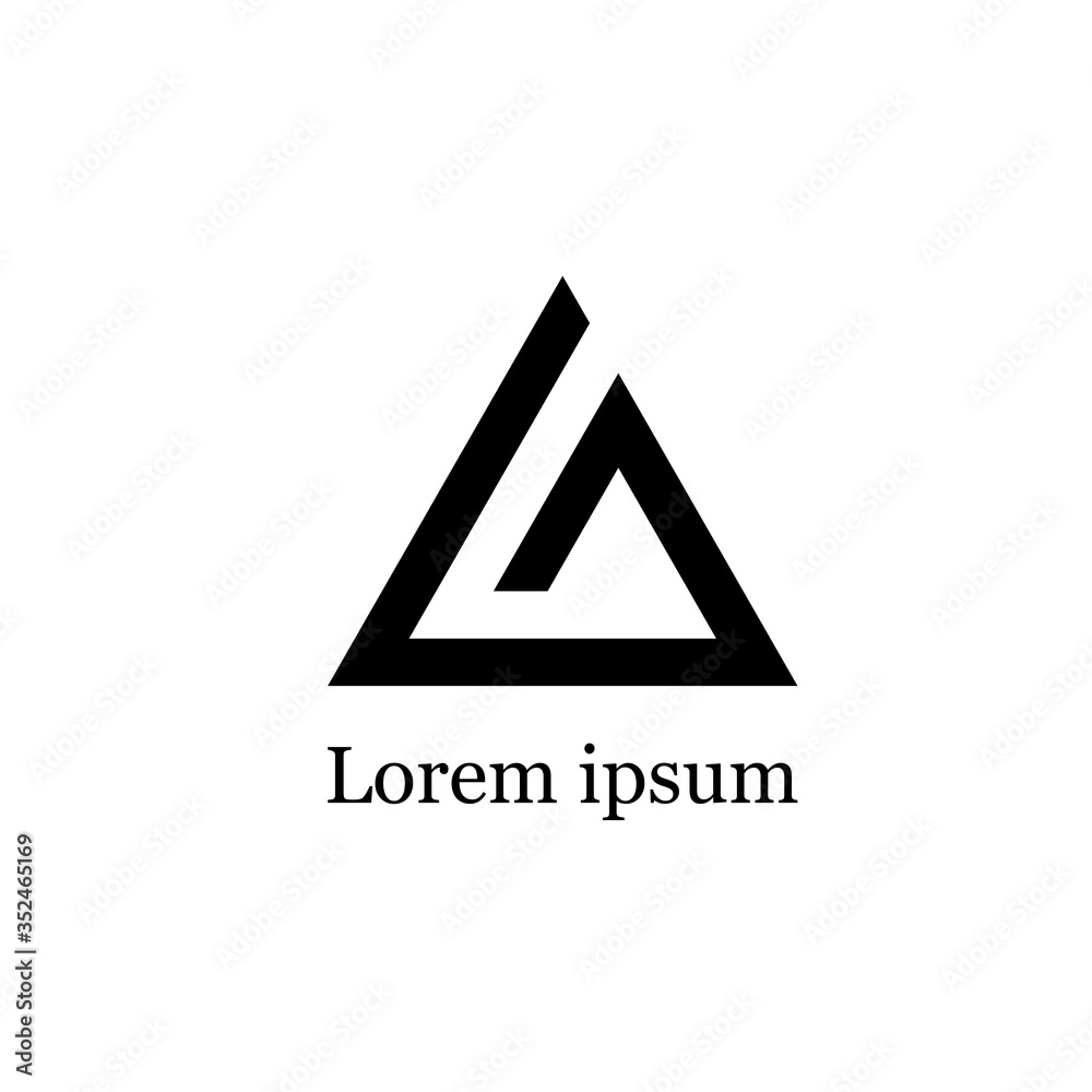 Real Estate Logo Icon Design Triangle Real Estate Logo Icon Design Triangle