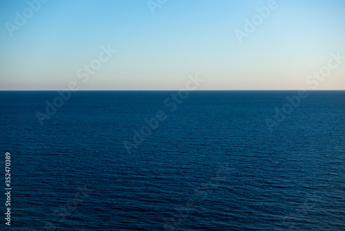 Calm, relaxing seascape. Background from the waves.