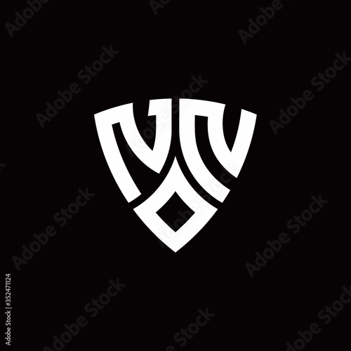 NN monogram logo with modern shield style design template Free Download NN monogram logo with modern shield style design template - GFXLoad